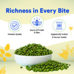 Organic Wellness Moong Dal Whole - 450 grams - Image 3