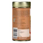 Organic Wellness Cinnamon Cleanse 100 grams Tin Pack product packaging label displaying directions for use, daily dosage, storage guidelines, and certified manufacturer details