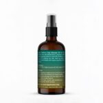Organic Wellness Dog Massage Oil 100 ml Bottle product packaging label displaying directions for use, daily dosage, storage guidelines, and certified manufacturer details