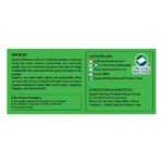 Nutritional facts, active plant compounds, and dietary supplement details of Organic Wellness Tulsi Green Tea Premium 25 Teabags