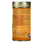 Organic Wellness Gurmaar Gymnema Sylvestre 100 grams Tin Pack product packaging label displaying nutritional values, ingredients, and manufacturer information