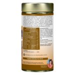 Organic Wellness Licorice Tea 100 gm Tin Pack product packaging label displaying nutritional values, ingredients, and manufacturer information