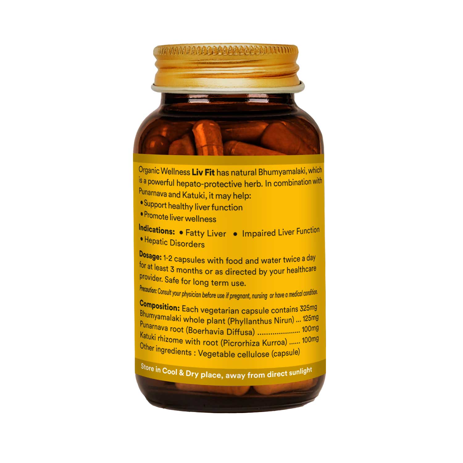 Liv-Fit-170X57mm--L Liv Fit 90 N Veg Capsules | Detox & Repair Fatty Liver Formula | For Healthy Liver || Best Capsule for Liver - Image 10