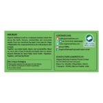 Nutritional facts, active plant compounds, and dietary supplement details of Organic Wellness Mashallah Green Tea Classic 25 Teabags