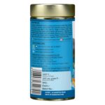Organic Wellness Tulsi Brahmi 100 grams Tin Pack product packaging label displaying directions for use, dosage recommendations, and health benefits