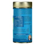 Organic Wellness Tulsi Brahmi 100 grams Tin Pack product packaging label displaying nutritional values, ingredients, and manufacturer information