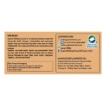 Nutritional facts, active plant compounds, and dietary supplement details of Organic Wellness Tulsi Ginger 25 Teabags