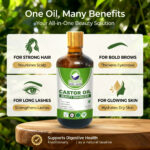 Potent ayurvedic formulation highlights and therapeutic herbal synergy in Organic Wellness Castor Oil Beauty Enhancer 100 Ml Bottle
