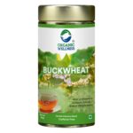 Organic Wellness Buckwheat Antioxidants in Every Sip 100 grams Tin Pack authentic retail packaging front view showcasing bottle / container, brand logo, and certified organic seal