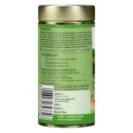 Organic Wellness Buckwheat Antioxidants in Every Sip 100 grams Tin Pack product packaging label displaying directions for use, daily dosage, storage guidelines, and certified manufacturer details