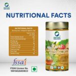 Organic Wellness Tulsi Lemon ginger Green Tea 100 grams Tin Pack - Image 6
