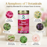 Tulsi Indian Rose Tea Tin Pack (100 Gm) | Made With Tulsi & Fragrant Indian Rose | Rich In Antioxidants | Stress Reliever | Immunity Booster | Good For Skin - Image 8