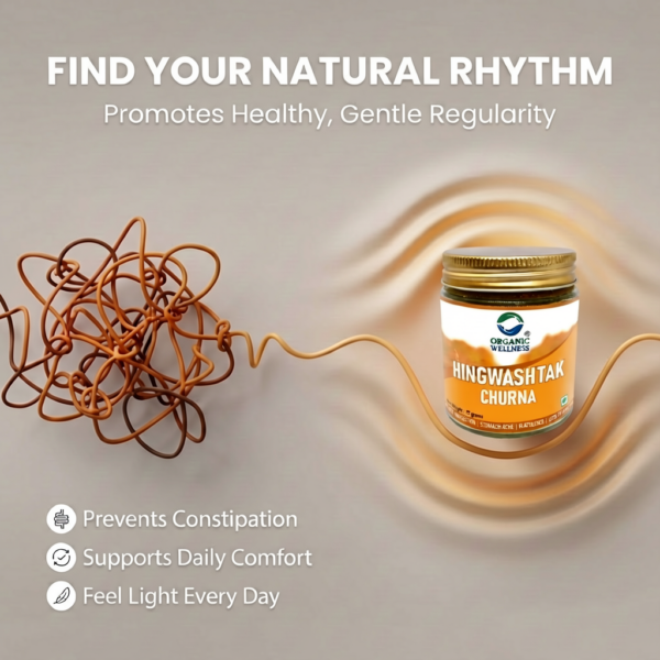 Key health benefits, natural wellness properties, and features of Organic Wellness Hingwashtak Churna, Effective Gastric Stimulant and Digestive Remedy - 75 gm