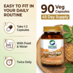 Fenugreek (Methi) 90 Vegetarian Capsules - Image 8
