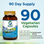 Organic Wellness Brahmi+ 90 Capsules II Memory Booster - Image 7