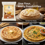Organic Wellness Bundelkhand 5 kg Missa Atta II Missi Flour II High Protein | High Fiber | Low Gluten, & Diabetic Friendly | Chakki Atta - 5 KG Pack - Image 7