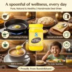Organic Wellness Desi Bilona Cow Ghee 400 ml | Pure, Natural & Healthy | Handmade Desi Ghee - Image 3
