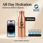 Organic Wellness Copper Bottle 900 Ml - Image 3