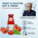 Organic Wellness Chilli Moringa Tomato Sauce 350g | 100% Natural | 85% Fresh Tomatoes | No Chemicals, No Added Colors, No CornStarch, No Oils, No Preservatives, No Thickeners (Pack-1) - Image 6