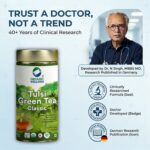 Tulsi Green Tea Classic 100 grams Tin Pack - Image 2