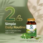 Moringa Essential Nutrition 90 N Veg Capsules | Sahjan | Drumstick Leaf Powder for Weight Loss - Image 2