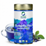 Organic Wellness 100% Natural Herbal Tea Butterfly Pea Flower Tea I Caffeine Free for Stress Relief I Memory Boosting Tea | Calming Tea, Brain Stimulant, Rich in Antioxidants (50 Gm)