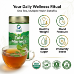 Organic Wellness Tulsi Moringa 100 grams Tin Pack - Image 10