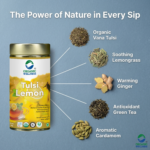 Organic Wellness Tulsi Lemon 100 grams Tin Pack - Image 2
