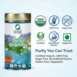 Organic Wellness Tulsi Brahmi 100 grams Tin Pack - Image 5