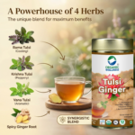 Organic Wellness Tulsi Ginger 100 grams Tin Pack - Image 6