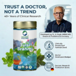 Organic Wellness Tulsi Brahmi 100 grams Tin Pack - Image 4