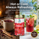 Organic Wellness Blossom Hibiscus 100 grams Tin Pack - Image 10