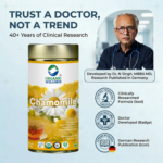 Organic Wellness Blossom Chamomile 100 grams Tin Pack - Image 2