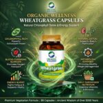 Wheat Grass 90 Capsules Bottle - Image 4