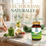 Wheat Grass 90 Capsules Bottle - Image 11