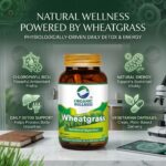 Wheat Grass 90 Capsules Bottle - Image 10