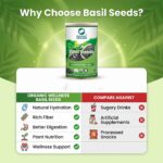 Organic Wellness Basil Seeds - 100 gm - Image 9