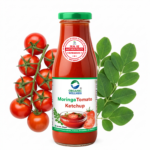Organic Wellness Moringa Tomato Ketchup 350g product packaging front view showing authentic bottle / tin