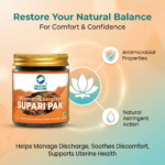 Daily health support and vitality benefits of Organic Wellness Women Energizer Supari Pak 75 Gram Bottle
