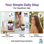 Key health benefits and wellness features of Organic Wellness Healthy Hair 90 Vegetarian Capsules