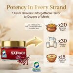 Product highlights and potent herbal formulation of Organic Wellness Pure Kashmiri Saffron 1g