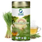 Organic Wellness Blossom Lemongrass 100 grams Tin Pack product packaging front view showing authentic bottle / tin