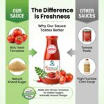 Key health benefits and wellness features of Organic Wellness Chilli Moringa Tomato Sauce 350g