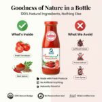 100% natural organic ingredients and herbal extracts in Organic Wellness Chilli Moringa Tomato Sauce 350g