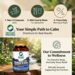 Key health benefits, natural wellness properties, and features of Organic Wellness Sleep Ease - Om-Shanti 90 Capsules