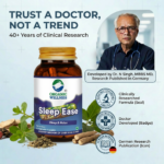 Potent ayurvedic formulation highlights and therapeutic herbal synergy in Organic Wellness Sleep Ease - Om-Shanti 90 Capsules