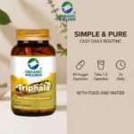 Nutritional facts, active compounds, and supplement details of Organic Wellness Triphala 90 Capsules