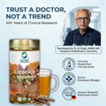 100% natural organic ingredients and herbal extracts in Organic Wellness Licorice Tea 100 gm Tin Pack